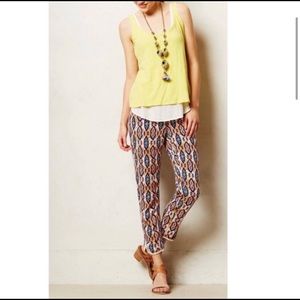 Anthropologie Pilcro Paz Ikat Joggers